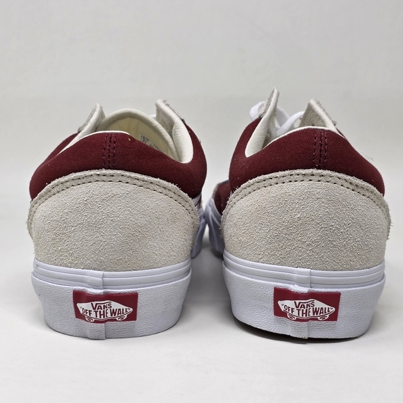 VANS Old Skool Canvas/Suede Fired Brick Skate Shoe Classic Men 9.5 Women 11 New - Picture 5 of 9